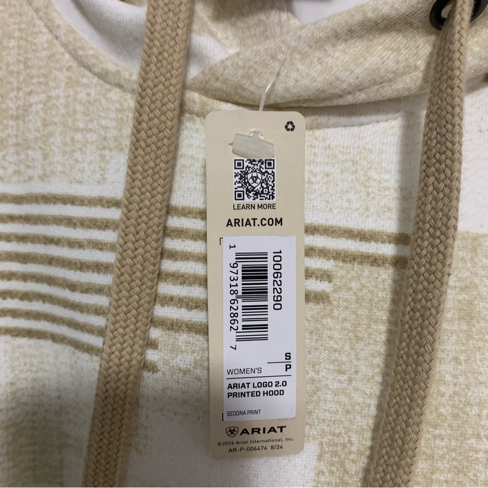 Ariat Women's Beige Sedona Print 2.0 Hoodie - Picture 7 of 8
